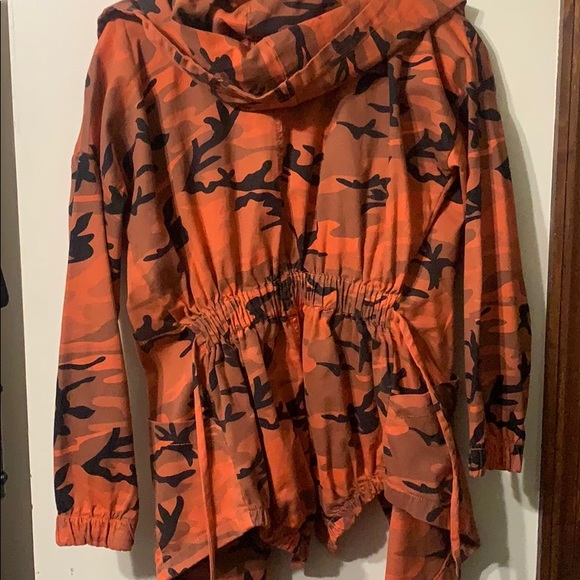 orange army fatigue jacket